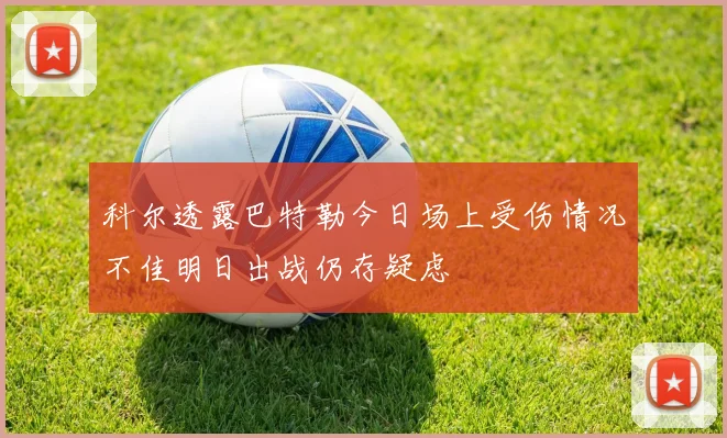科尔透露巴特勒今日场上受伤情况不佳明日出战仍存疑虑
